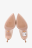 Prada Nude Patent Pointed 70mm Heels Size 40