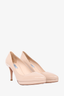 Prada Nude Patent Pointed 70mm Heels Size 40