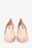 Prada Nude Patent Pointed 70mm Heels Size 40