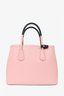 Prada Pink Saffiano Leather Large Galleria Tote with Strap