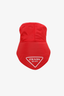 Prada Red Nylon Bucket Hat Size L