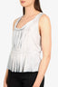 Prada Silk Pleated Top Size 42 (As Is)