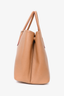 Prada Tan Saffiano Leather Cuir Double Tote Bag