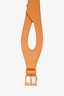 Prada Yellow Leather Cut-Out Belt Size 75