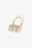 Pre-loved Chanel™ 2021 Gold Toned Faux Pearl Flap Bag Drop Earrings
