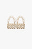 Pre-Loved Chanel™ 2021 Gold Toned Faux Pearl Flap Bag Drop Earrings