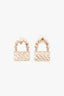 Pre-loved Chanel™ 2021 Gold Toned Faux Pearl Flap Bag Drop Earrings