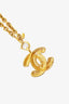 Pre-loved Chanel™ Vintage Gold Tone Classic CC Logo Chain Necklace
