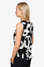 Proenza Schouler Black/White Printed Sleeveless Top Size 8