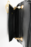 Pre-loved Chanel™ 2002/03 Cream Tweed/Black Chocolate Bar Camellia Chain Bag