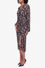 Rag & Bone Amber Floral-Print Crepe De Chine Midi Dress Size 2
