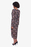 Rag & Bone Amber Floral-Print Crepe De Chine Midi Dress Size 2