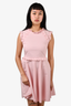 Red Valentino Light Pink Cotton A-Line Mini Dress Size 38