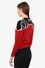Red Valentino Red/Black/White Patterned Sweater size X-Small