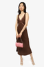 Reformation Brown Silk Lace Maxi Dress Size S