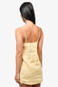 Reformation Yellow Linen Sleeveless Mini Dress Size XS