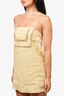 Reformation Yellow Linen Sleeveless Mini Dress Size XS