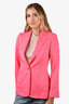 Reiss Pink Single Breasted Blazer Size 4