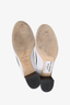 Repetto Black/White Leather Bow Pumps Size 38.5