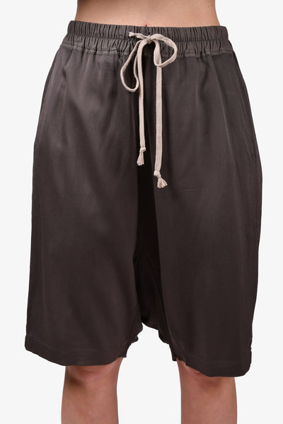 Rick Owens Grey Silk Jogger Shorts Size 40 – Mine & Yours