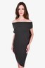 Rick Owens Grey Wool Sleeveless Dress Size S