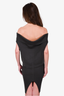 Rick Owens Grey Wool Sleeveless Dress Size S