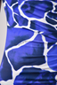 Roberto Cavalli Blue/Purple Ruched Dress Size 44