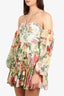 Rococo Sand Multicolour Floral Print Pleated Dress