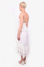 Rococo Sand White Eyelet Tiered Ruffle Maxi Dress Size S