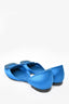 Roger Vivier Blue Satin D'Orsay Flats Size 36.5
