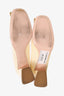 Roger Vivier Cream Patent Buckled Pumps Size 38.5