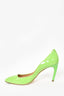 Roger Vivier Lime Green Patent Heels Size 39