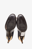 Roger Vivier Navy Patent Buckled Pumps Size 40