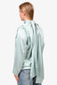 Roksanda Teal Blue Silk Neck Tie Top Size 10
