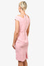 Roland Mouret Pink Sleeveless Midi Dress Size 10