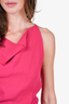 Roland Mouret Pink Zip Detail Midi Dress Size 2