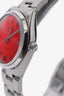 Rolex Stainlesss Steel Oyster Perpetual Air-King Red Dial 31mm Watch