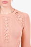 Ronny Kobo Dusty Pink Cut-Out Sweater Dress Size S