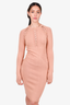 Ronny Kobo Dusty Pink Cut-Out Sweater Dress Size S