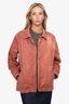 Roseanna Salmon Washed Denim Long-Sleeve Jacket Size 40