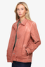 Roseanna Salmon Washed Denim Long-Sleeve Jacket Size 40