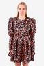 Rotate Birger Christensen Black Floral Pauline Dress Size 38