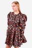 Rotate Birger Christensen Black Floral Pauline Dress Size 38