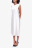 'S Max Mara White Sleeveless Maxi Dress Size 40