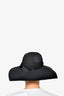 Sacai Black Wide Brim Hat w/ Ribbon