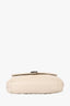 Saint Laurent 2016 Creme Medium Matelasse College Silver Chain Crossbody Bag