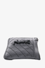 Saint Laurent 2019 Black Crinkled Leather Niki Bill Pouch