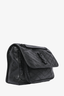Saint Laurent 2019 Black Crinkled Leather 'Niki' Medium Crossbody Bag