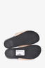 Saint Laurent Beige/Black ‘Joan’ Slides Size 35