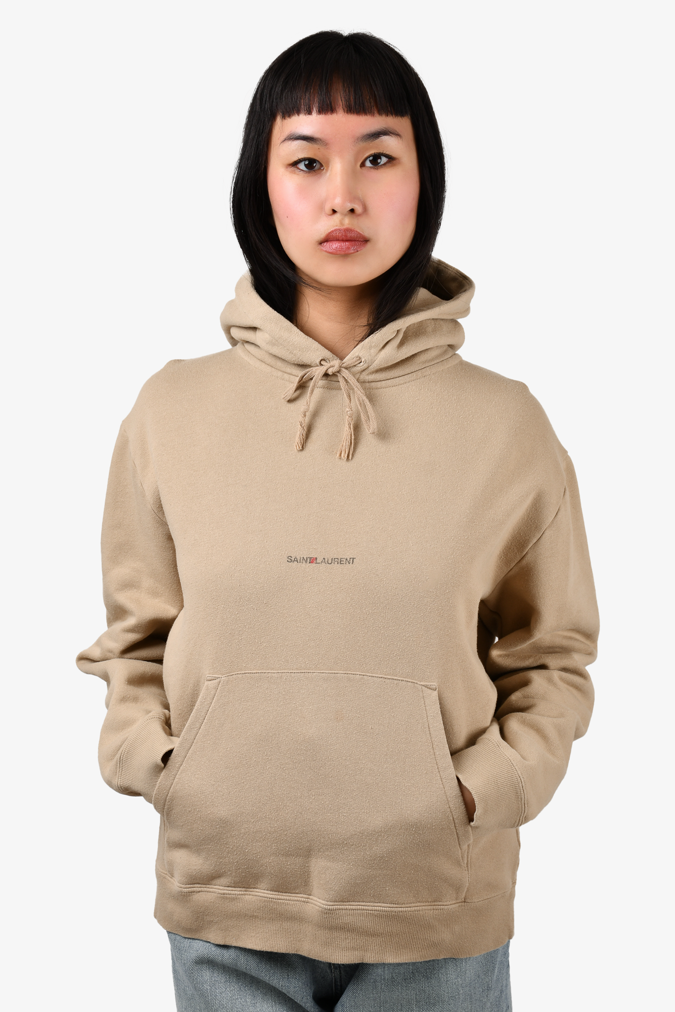 Saint laurent logo hoodie 2025
